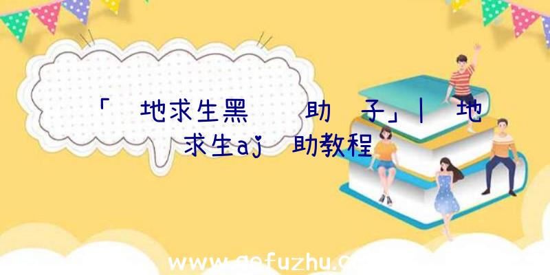 「绝地求生黑鹰辅助骗子」|绝地求生aj辅助教程